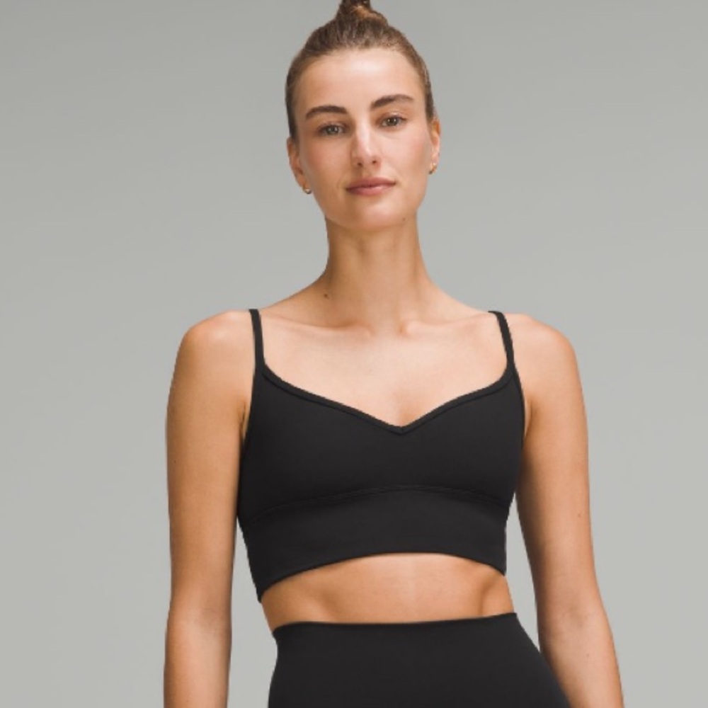 lululemon athletica Align sweetheart Black Sports Bra